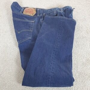 LEVIS 501 Men's  42X32 ACTUAL MEASURE 40X30 Blue Jeans Straight Button Fly Y2K